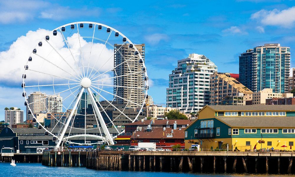 Seattle Waterfront & Ferris Wheel